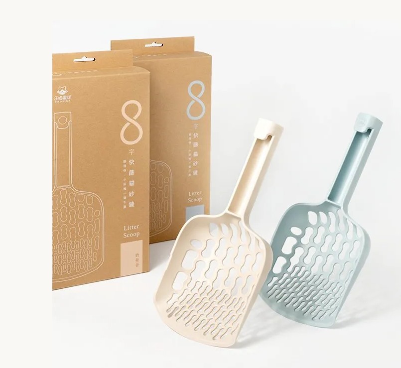 汪喵星球 排毛粉｜專利 8 字快篩貓砂鏟