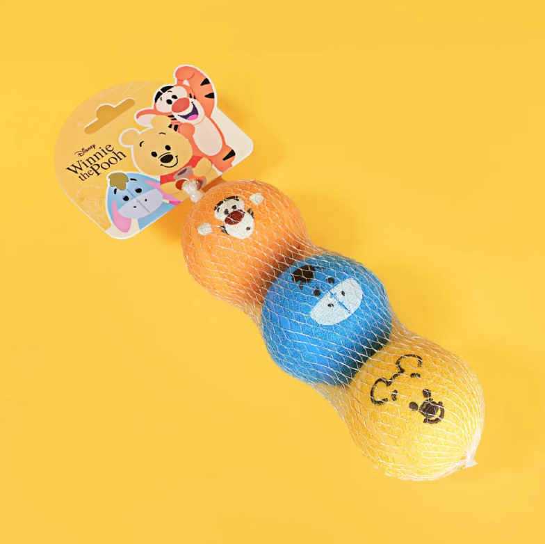 HEROMAMA 小熊維尼系列 好朋友啾啾彈力球 | 狗狗彈力球