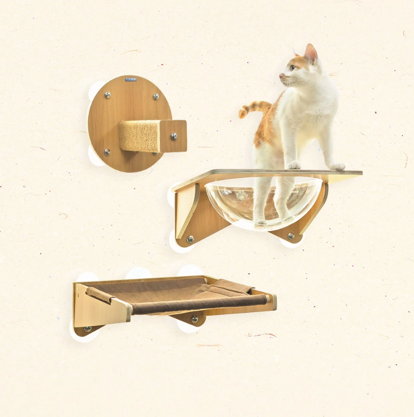 怪獸部落LitoMon 漫步雲端 吸盤式貓吊床