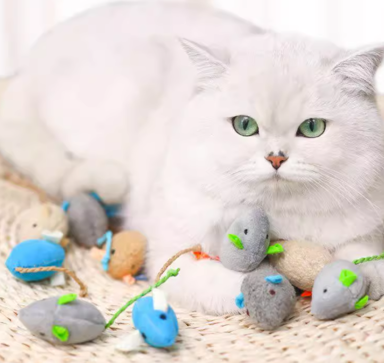 貓薄荷絨毛小老鼠 寵物玩具 貓咪小老鼠玩具