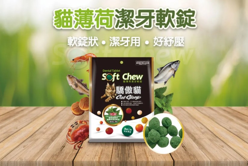 Cat Glory 驕傲貓 貓薄荷潔牙軟錠 30g