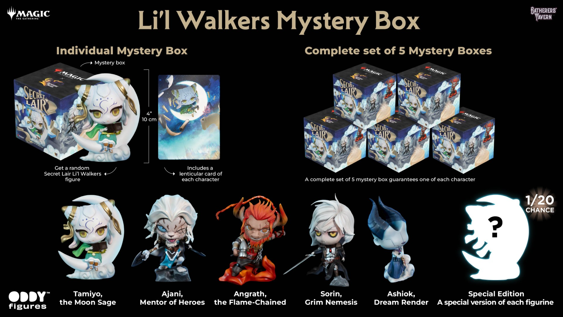 預購。魔風盲盒Gathererstavern-Li'l Walkers Mystery Box