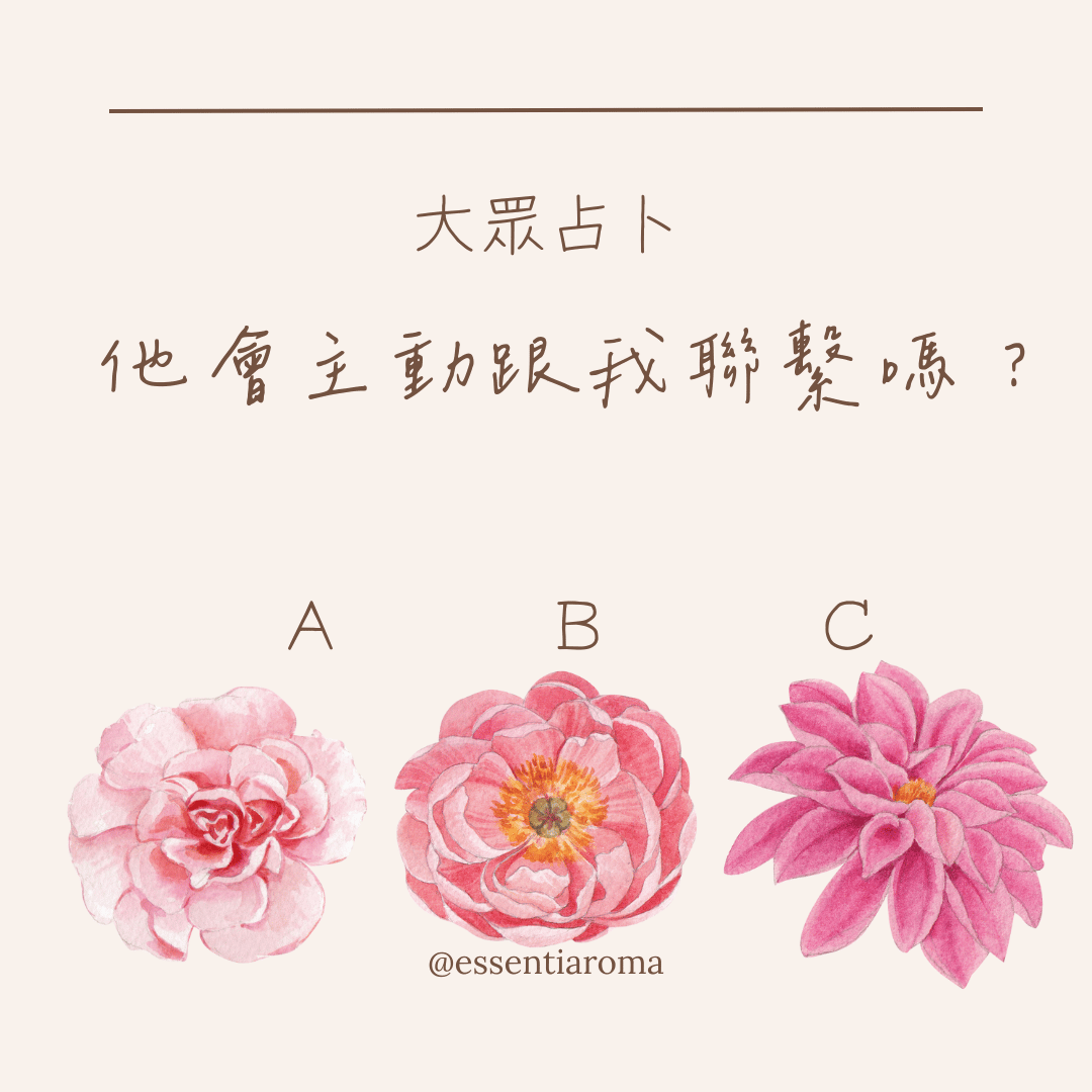 #大眾占卜 他會主動跟我聯繫嗎？