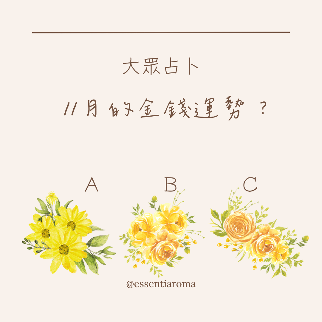 #大眾占卜 11月份金錢運勢
