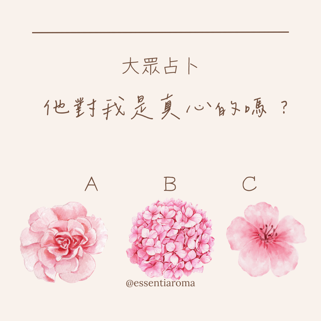 #大眾占卜 他是否對你動了真情？