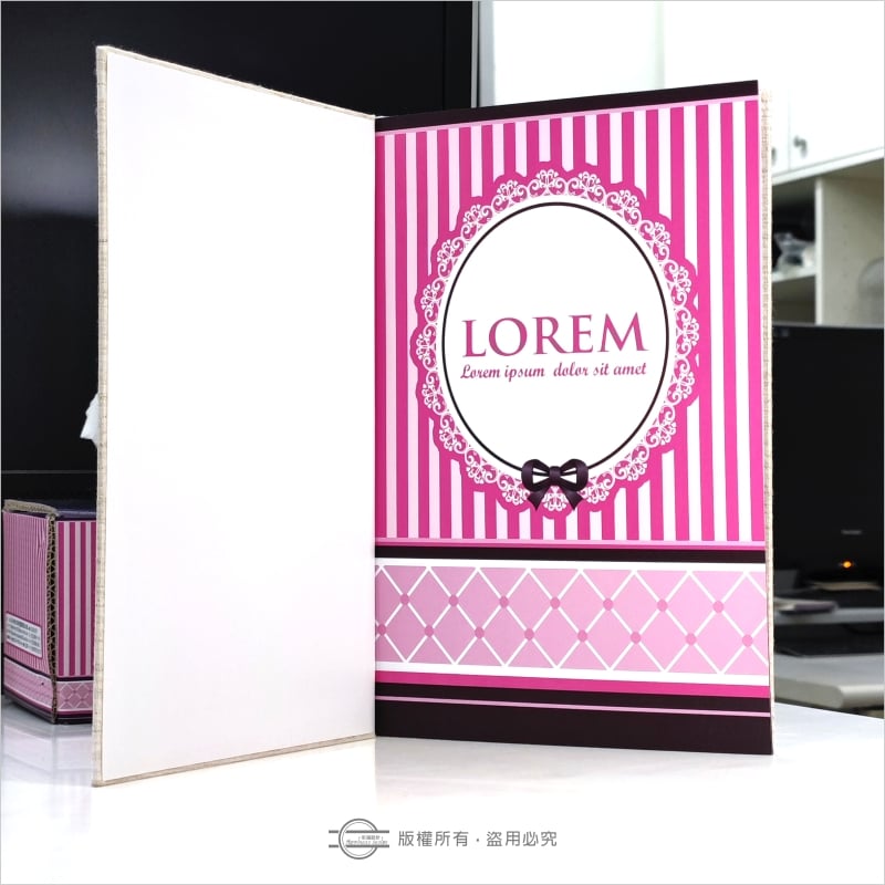 鉚釘式（硬殼精裝）直式20x28cm－整本印製