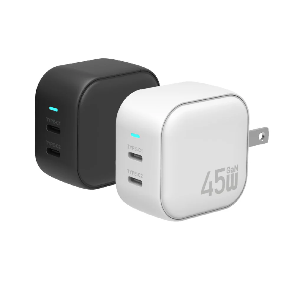 Block 45W GaN氮化鎵雙孔快充頭