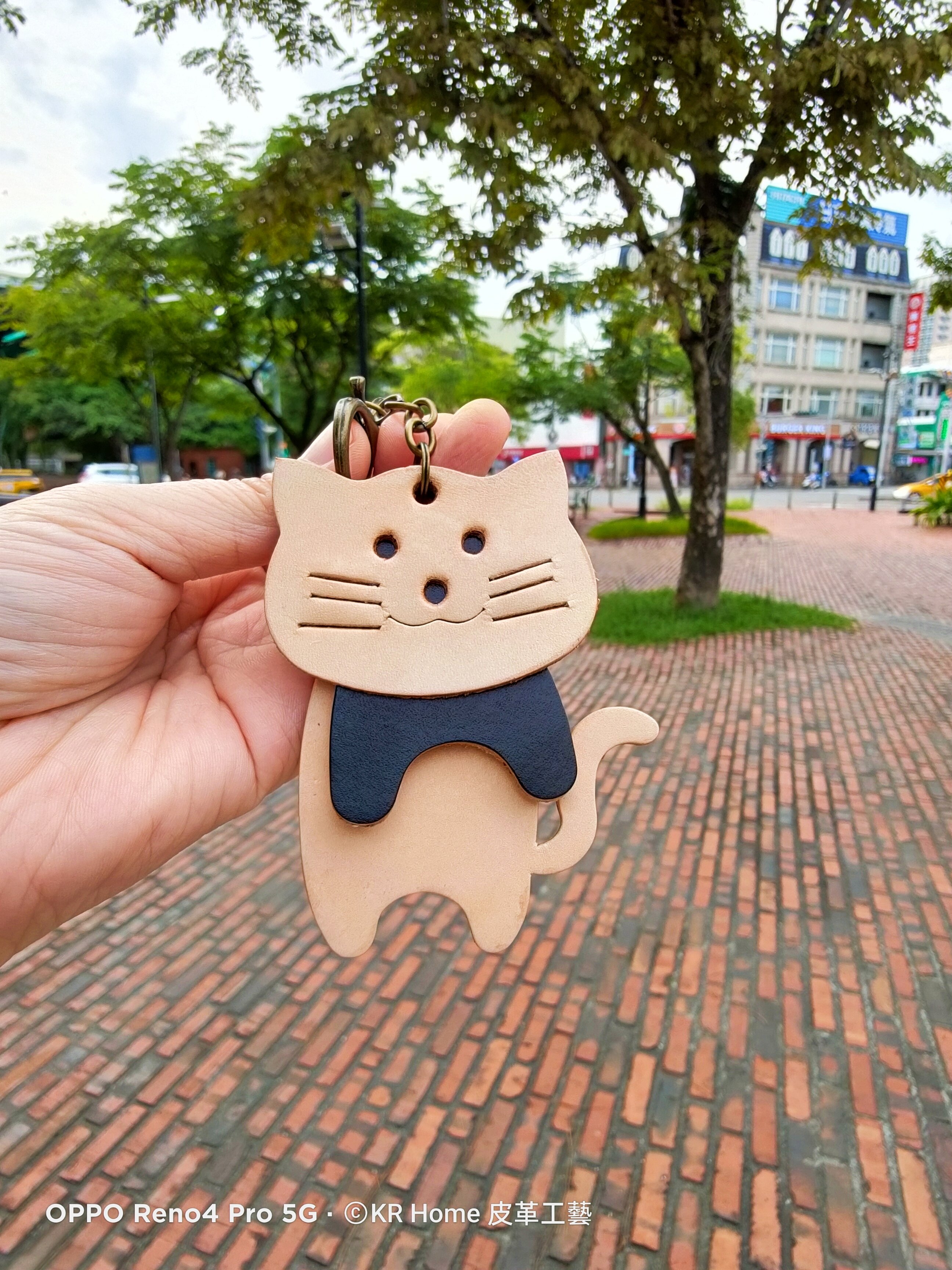 鑰匙圈 /吊飾-搖擺喵喵(有影片介紹)