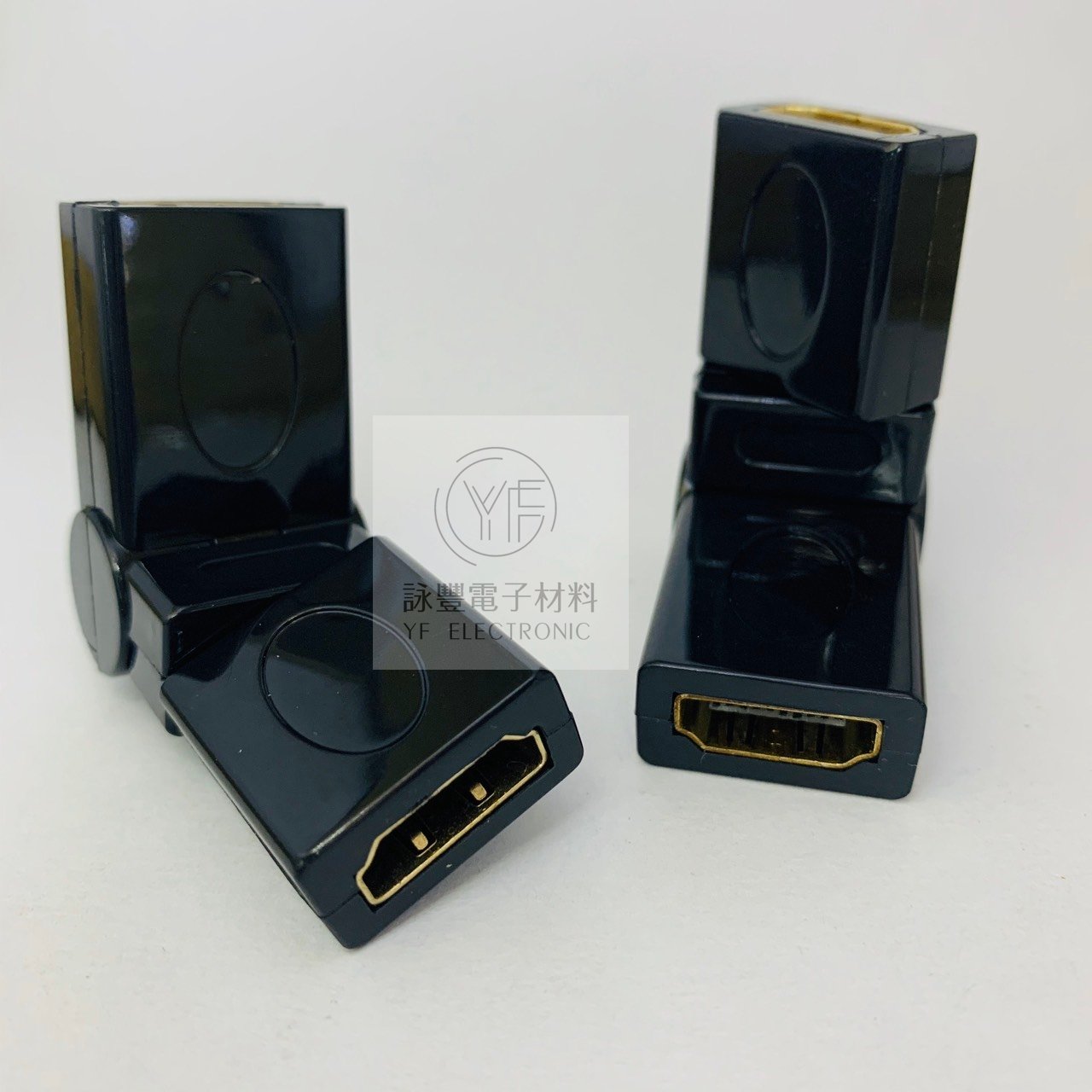 HDMI 自由彎曲  母對母  轉接頭