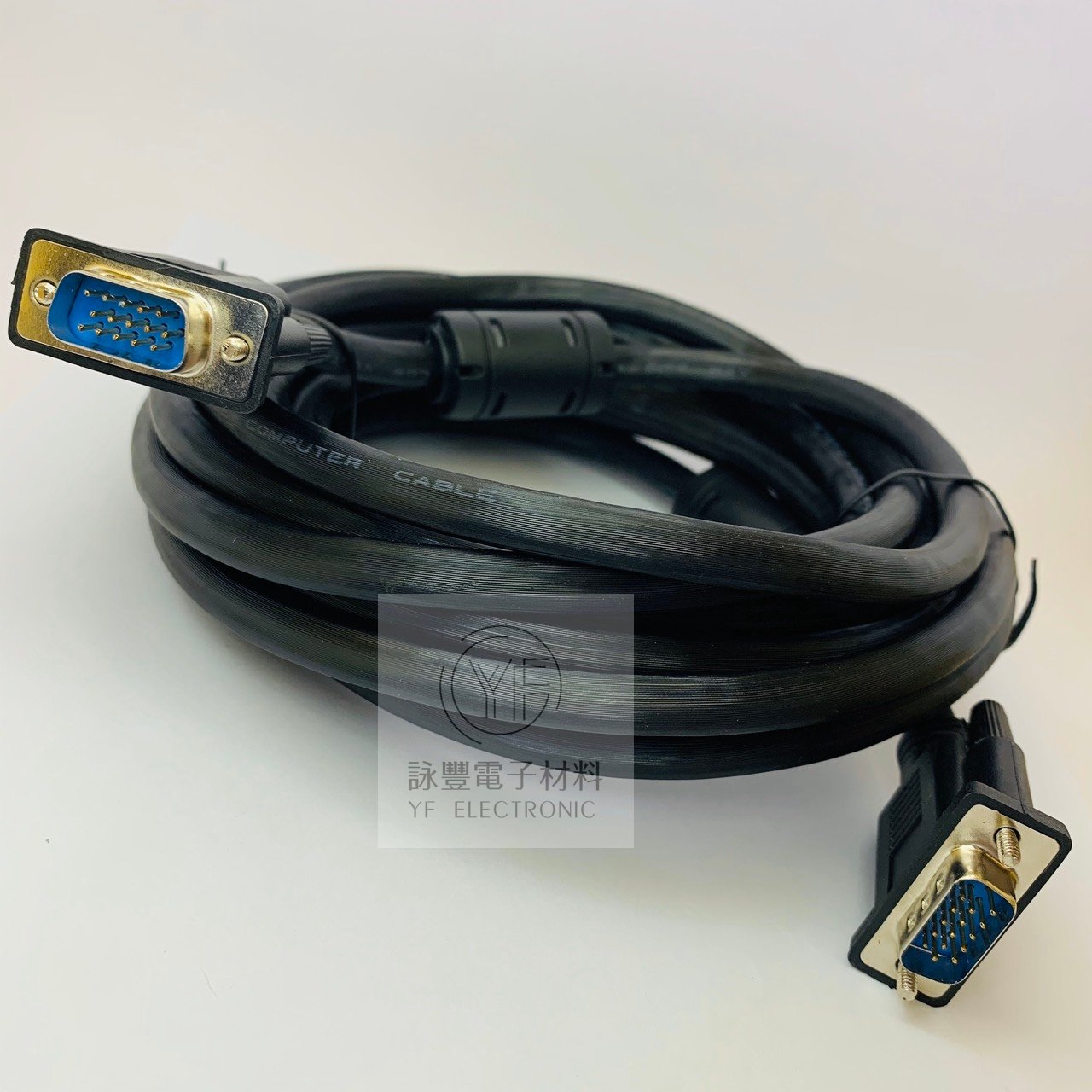 2919 15公對15公VGA線(5米)銅線3+6     