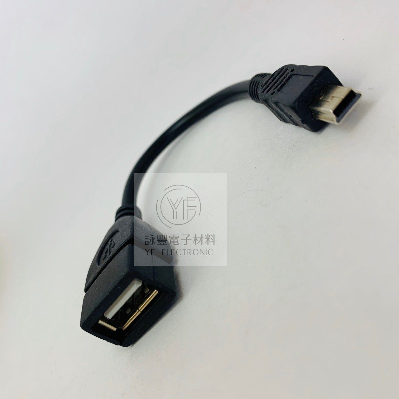 迷你5PIN OTG 功能傳輸線(10CM)