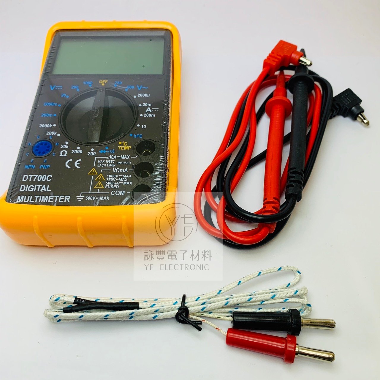 3  1/2 數位三用電錶+溫度