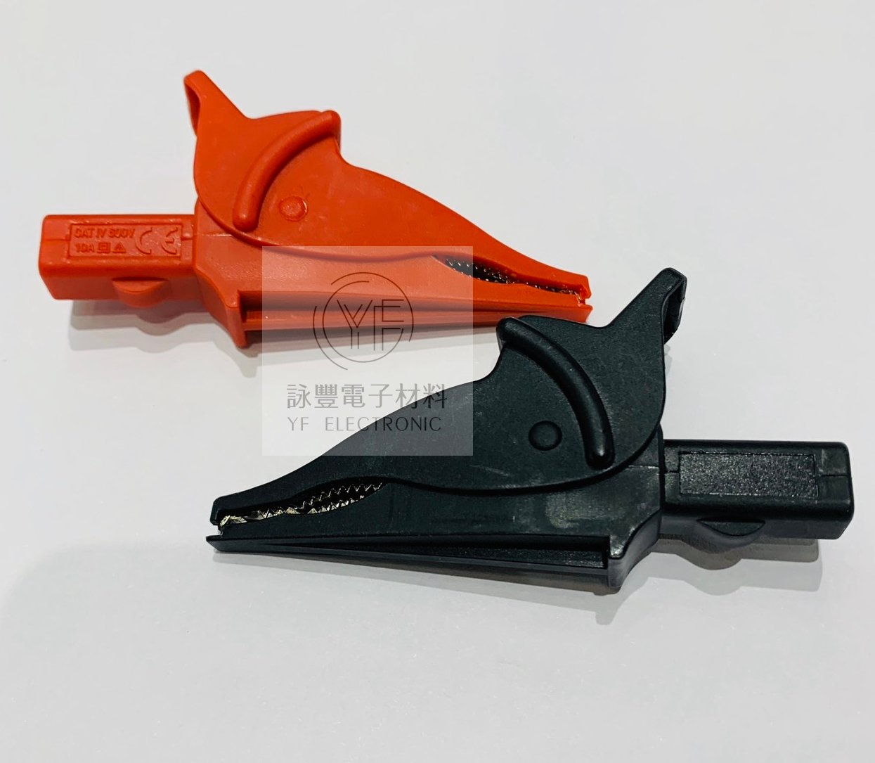 FC-A25  大口徑鱷魚夾 (可與4mm香蕉插頭連)