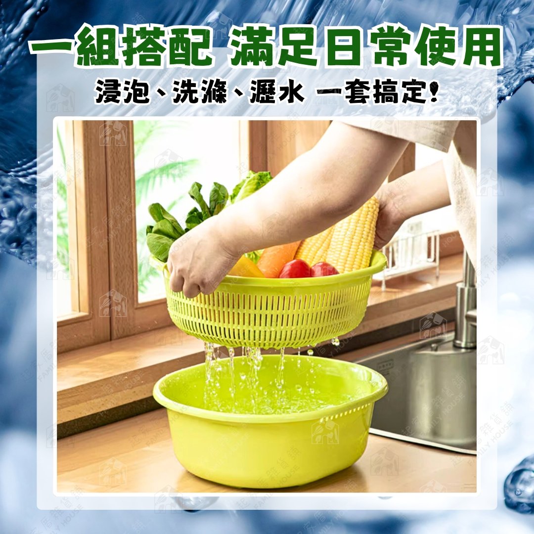 日本sanada－雙層瀝水籃