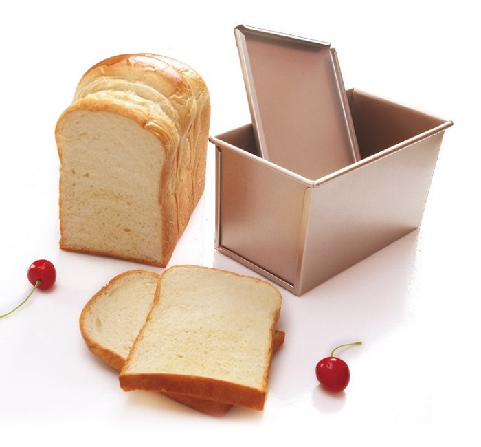 學廚Chefmade－香檳金滑蓋不沾吐司模（450g）