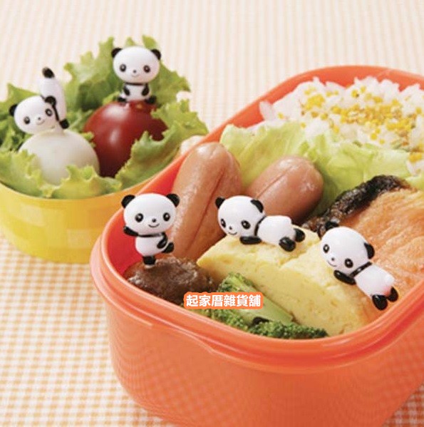 日本TORUNE m'sa－熊貓造型食物裝飾固定叉