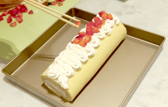 學廚Chefmade－香檳金捲邊正方形蛋糕模（11吋）