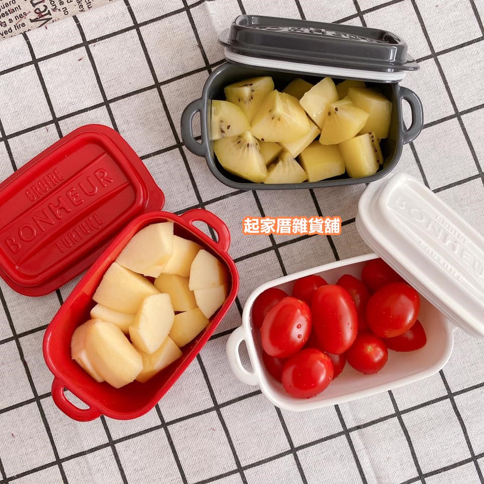 日本YAMADA山田化學－鑄鐵鍋造型保鮮盒