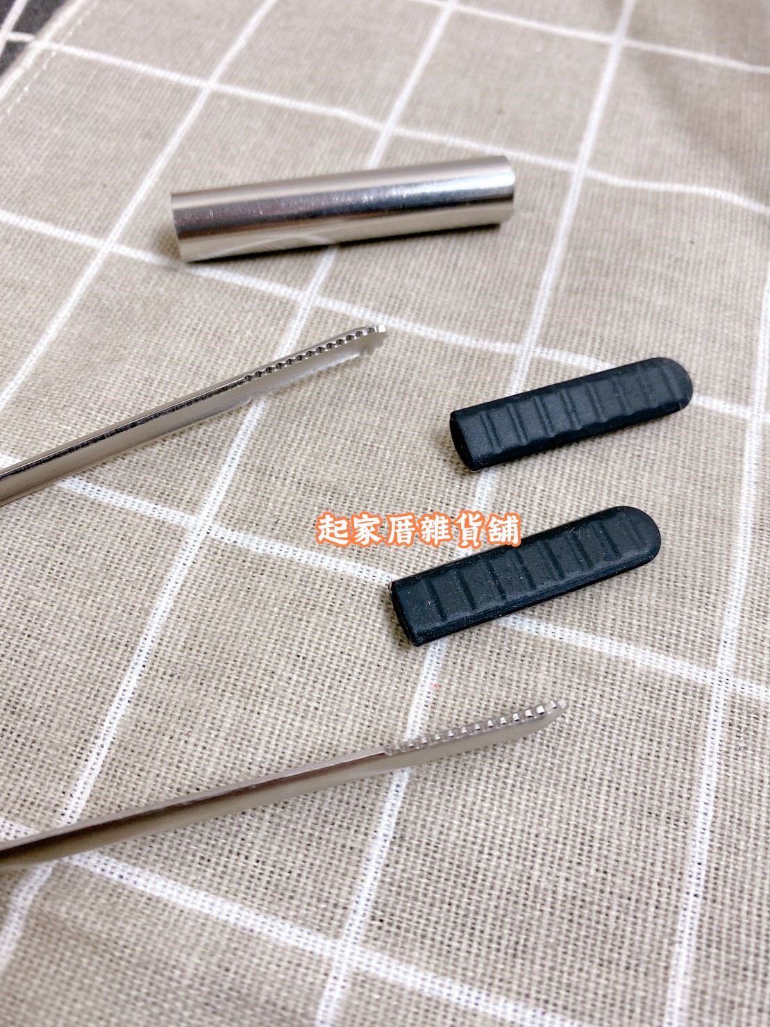 廚之坊 Linox－316不鏽鋼矽膠食物夾