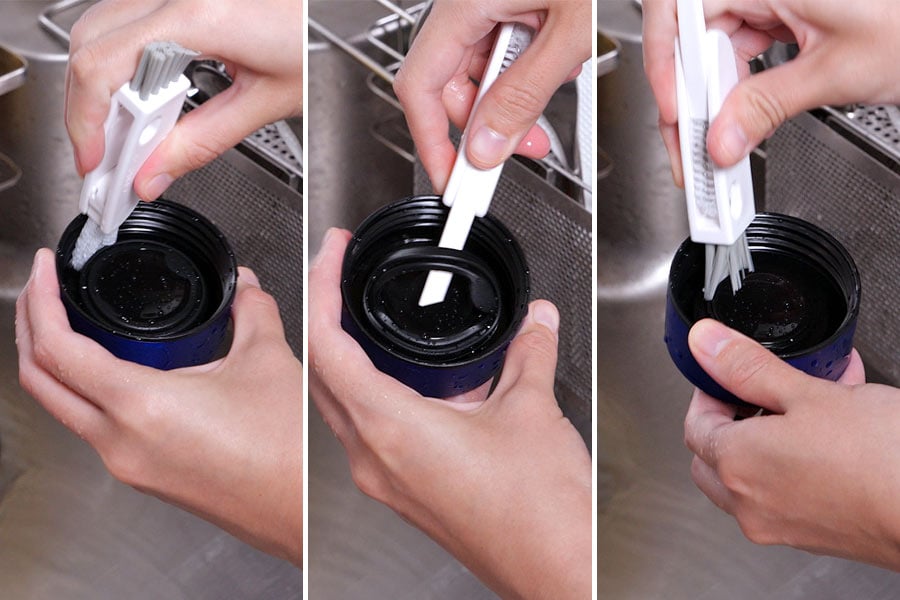 日本MARNA－三合一多功能瓶蓋清潔刷