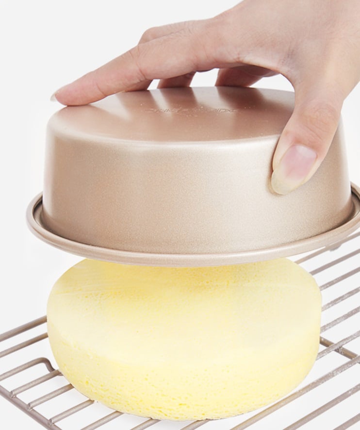 學廚Chefmade－香檳金圓形蛋糕模（6吋）