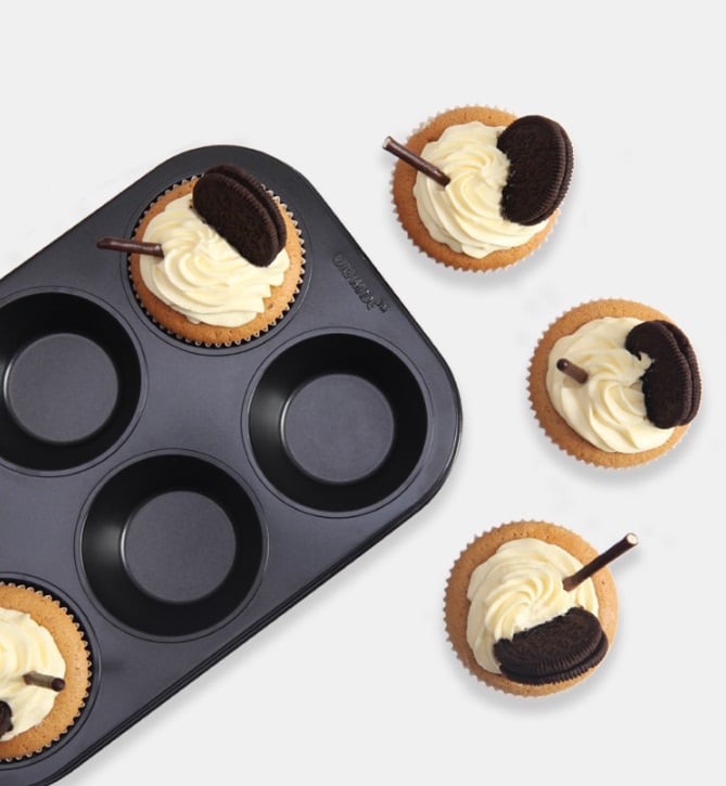 學廚Chefmade－不沾6連馬芬蛋糕模