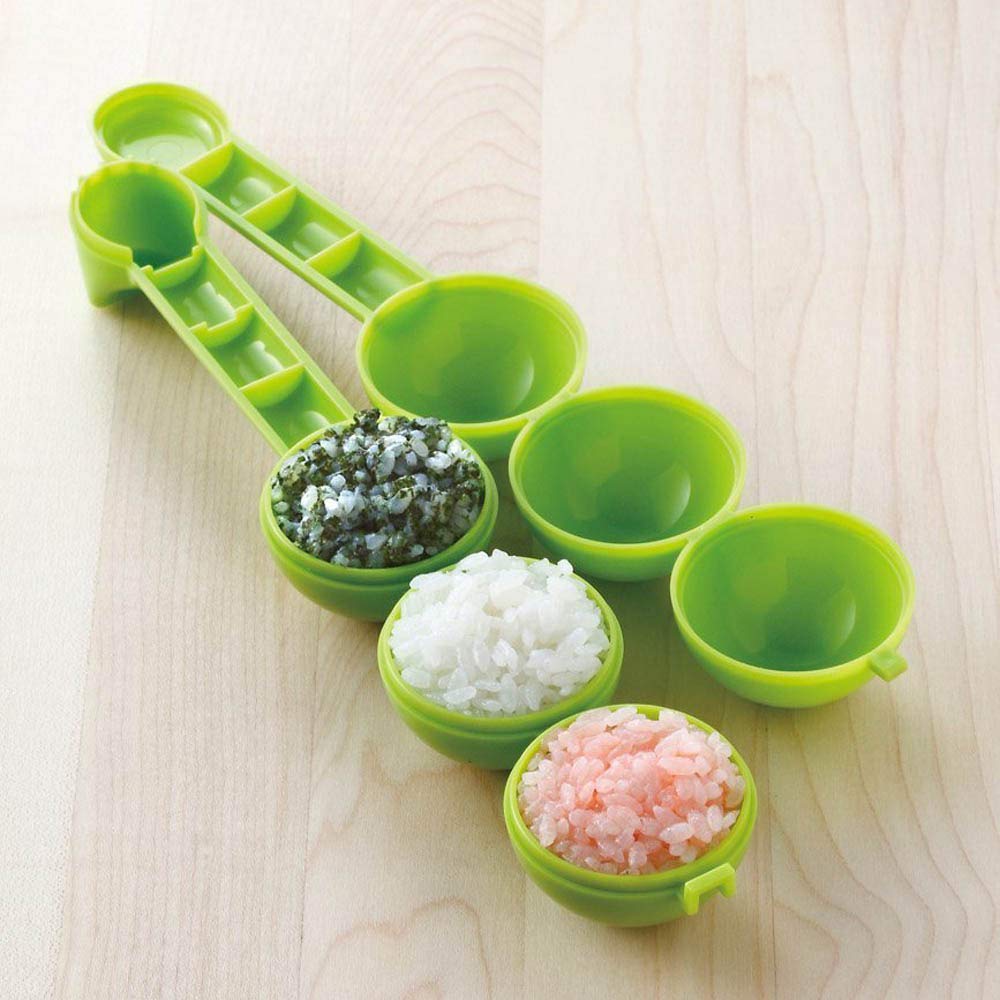 日本貝印KAI－三連圓球飯糰模型