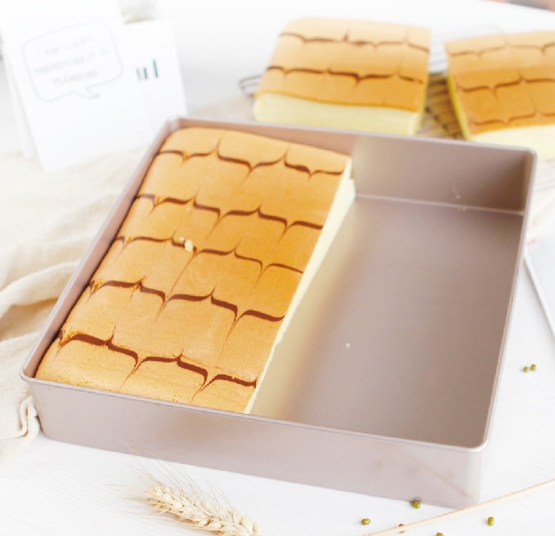 學廚Chefmade－香檳金11吋正方形加高蛋糕模