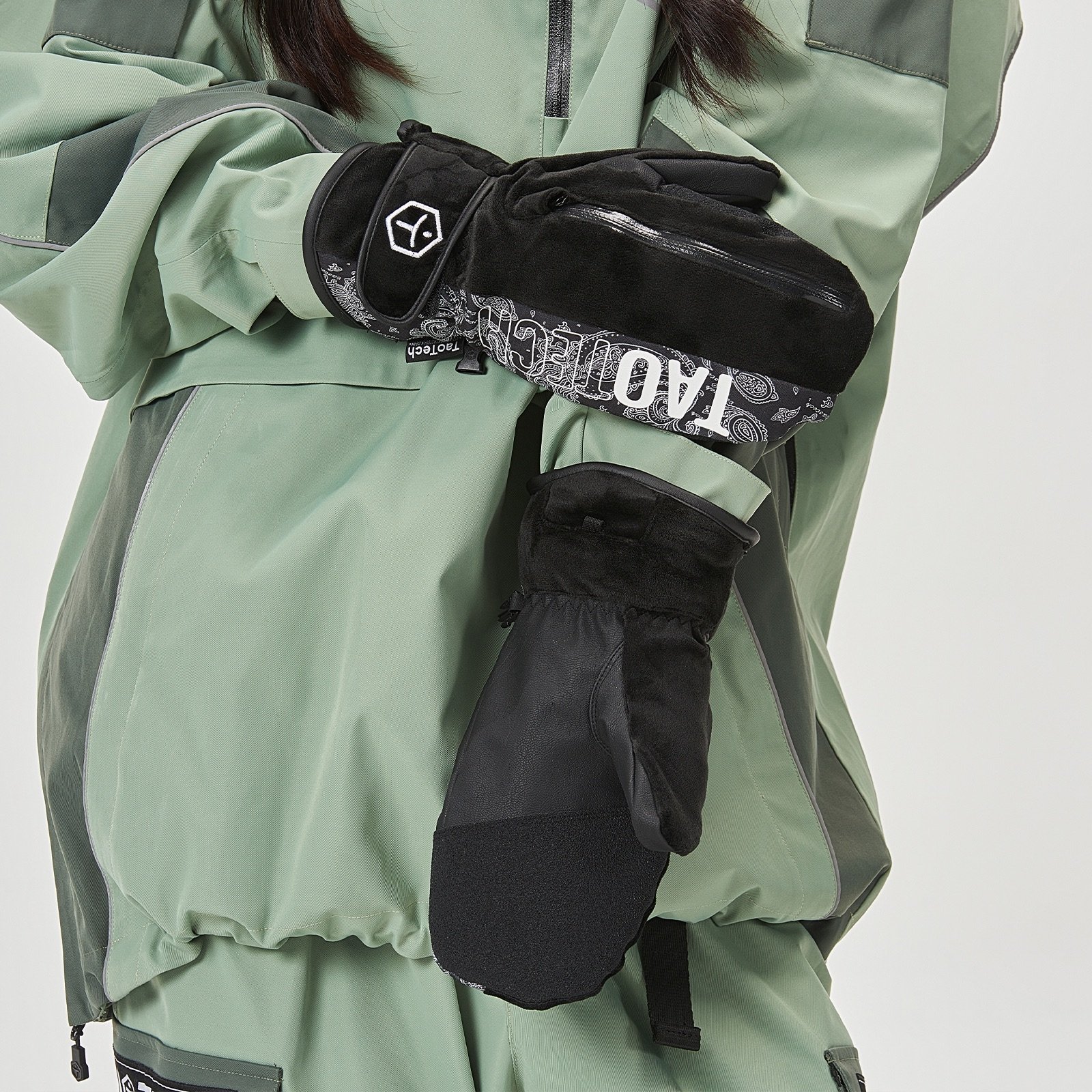 Taotech｜豎拉鍊滑雪手套