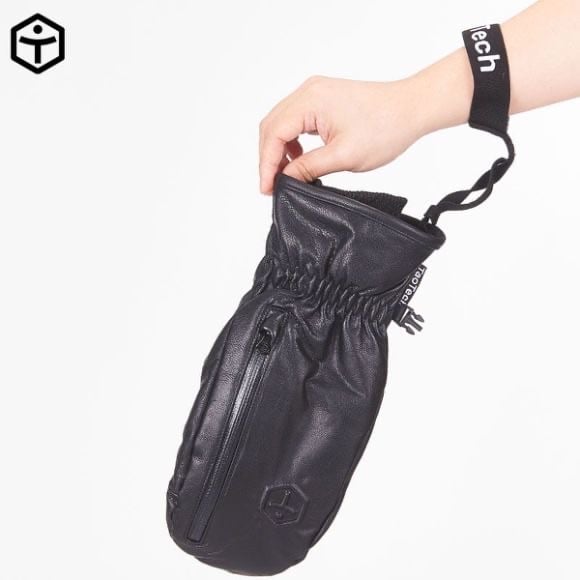 Taotech｜豎開拉鍊皮手套