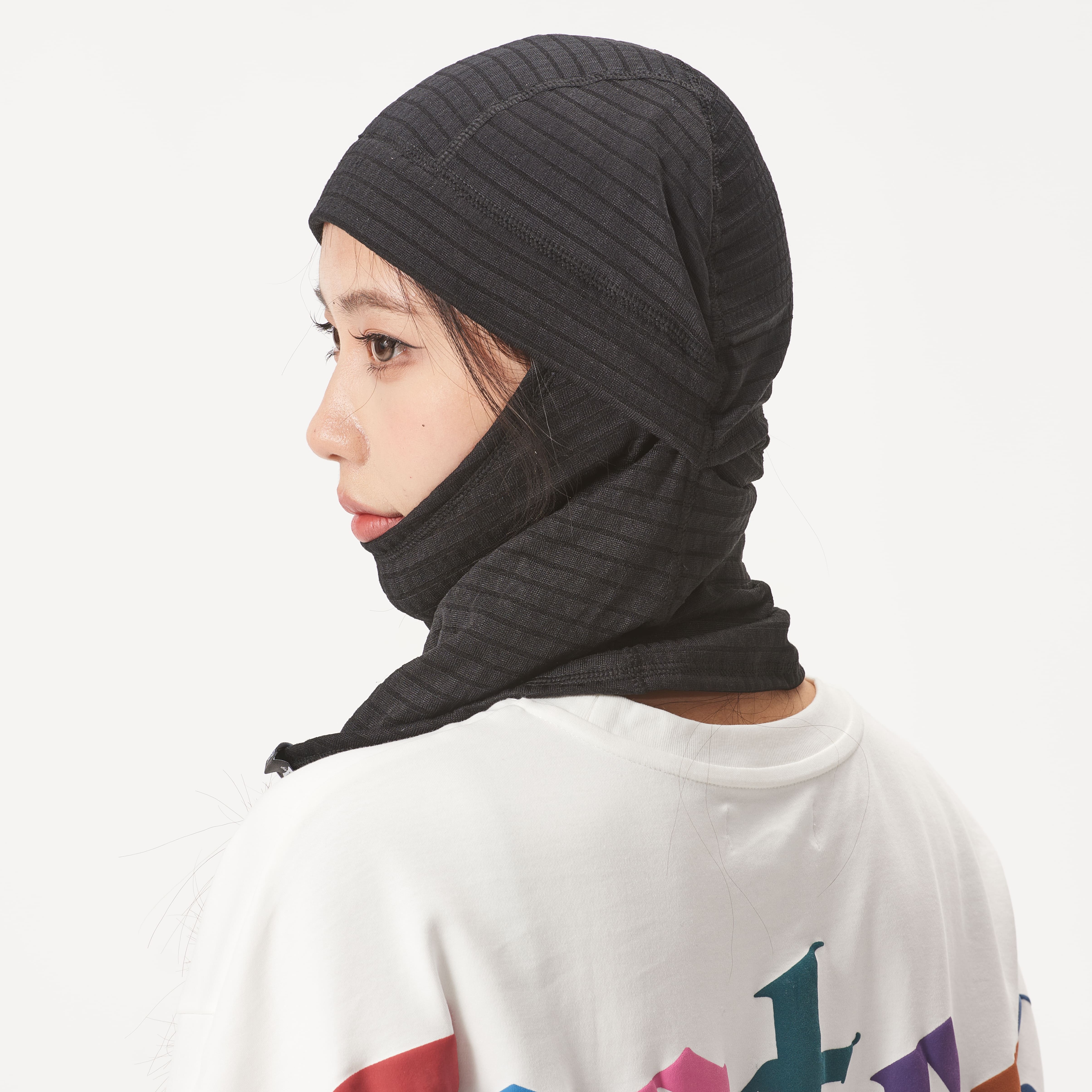 Taotech｜玉米透氣網格_全包頭面巾