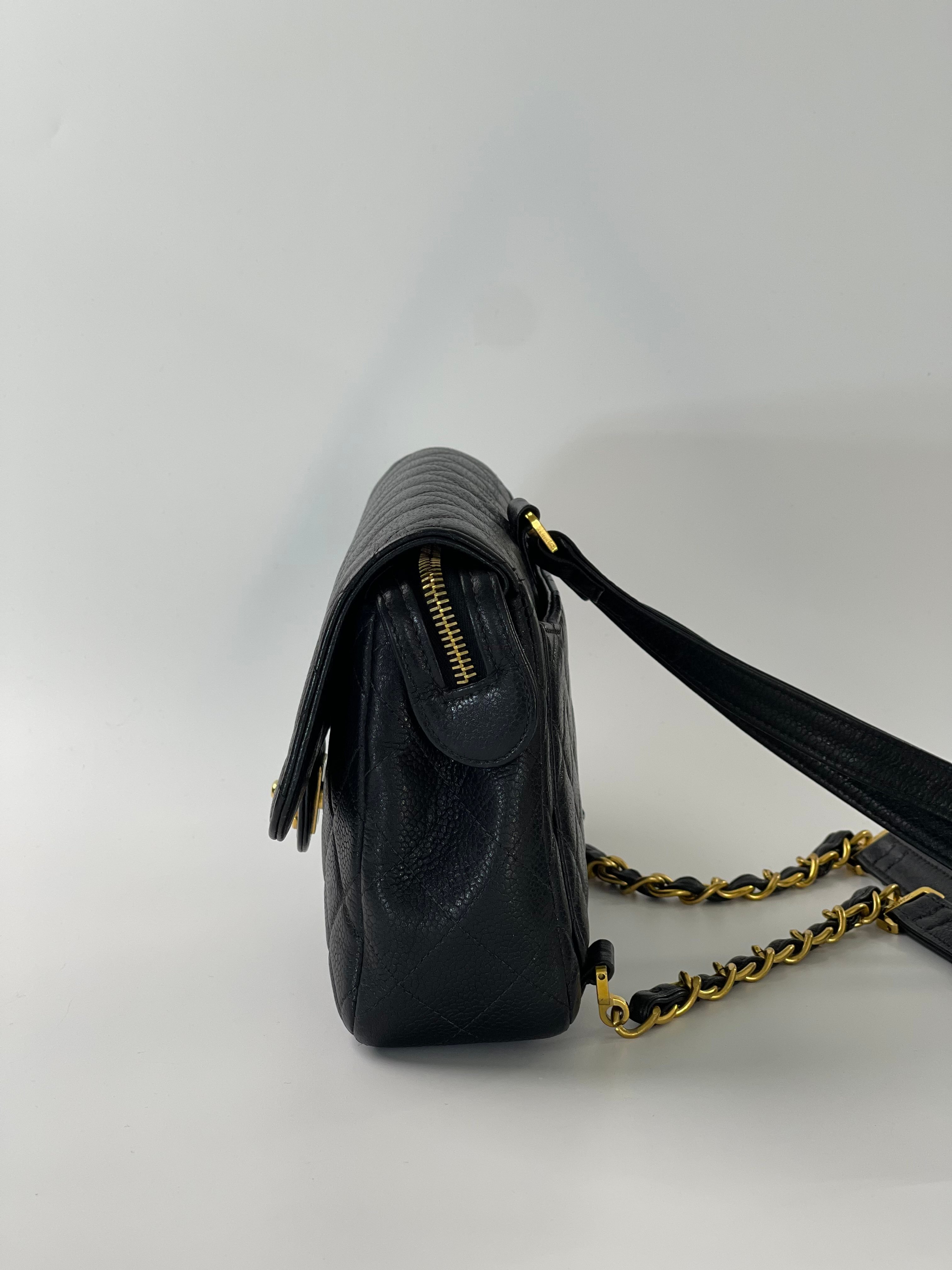 Chanel 荔皮CF後背包