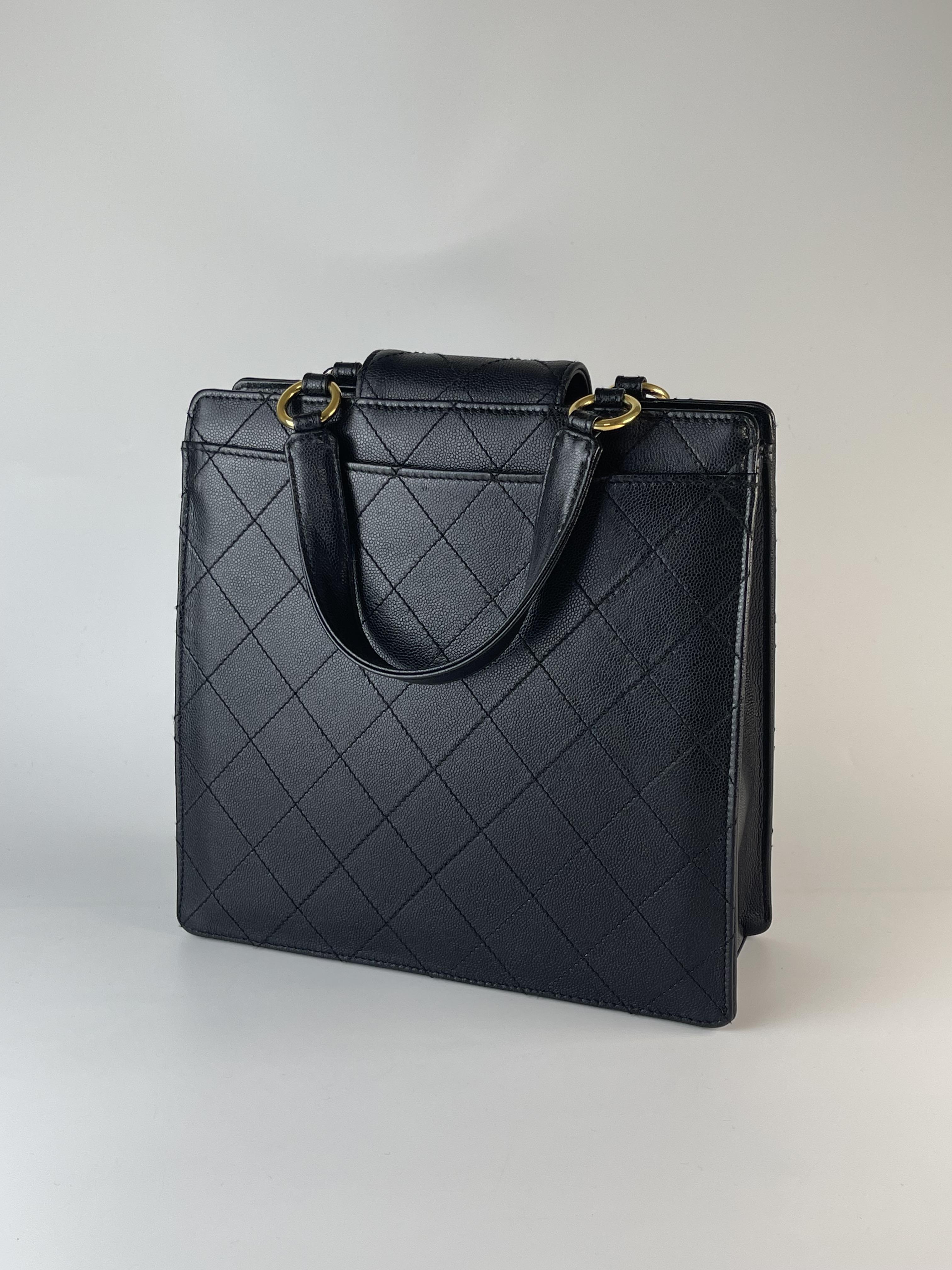 Chanel書包釦方形手提包