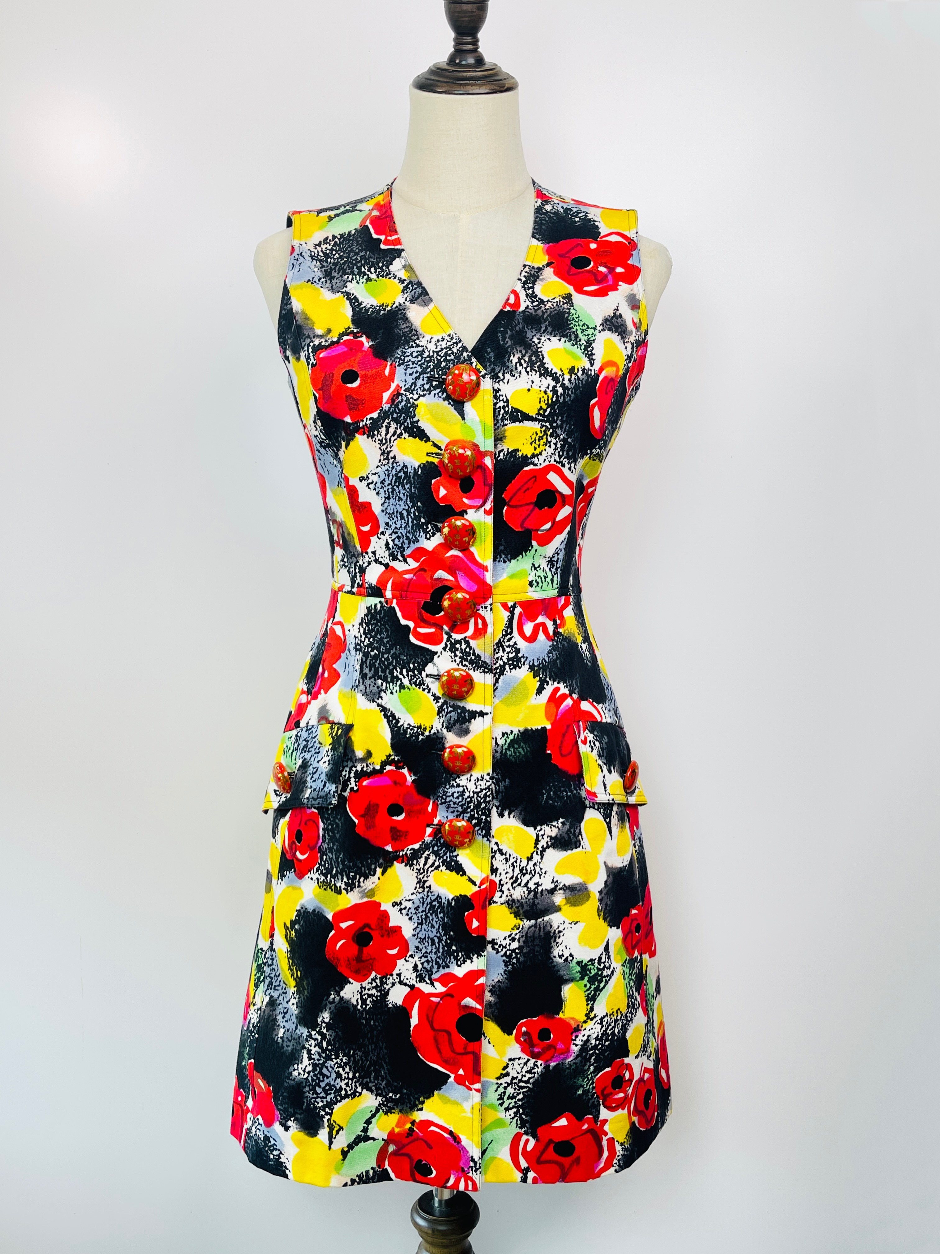 Chanel 花卉洋裝 38碼