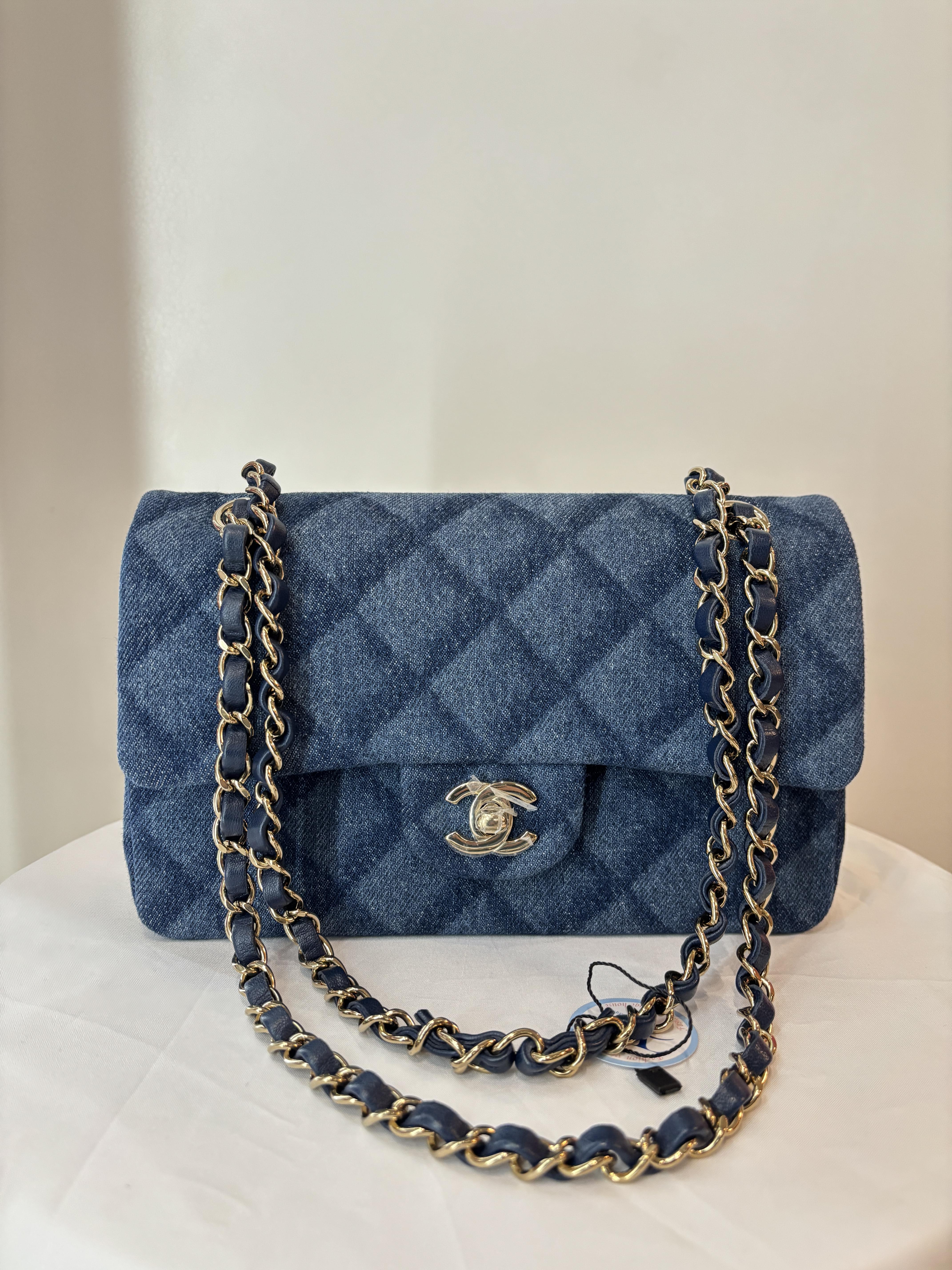 Ba1345 Chanel格紋丹寧CF23