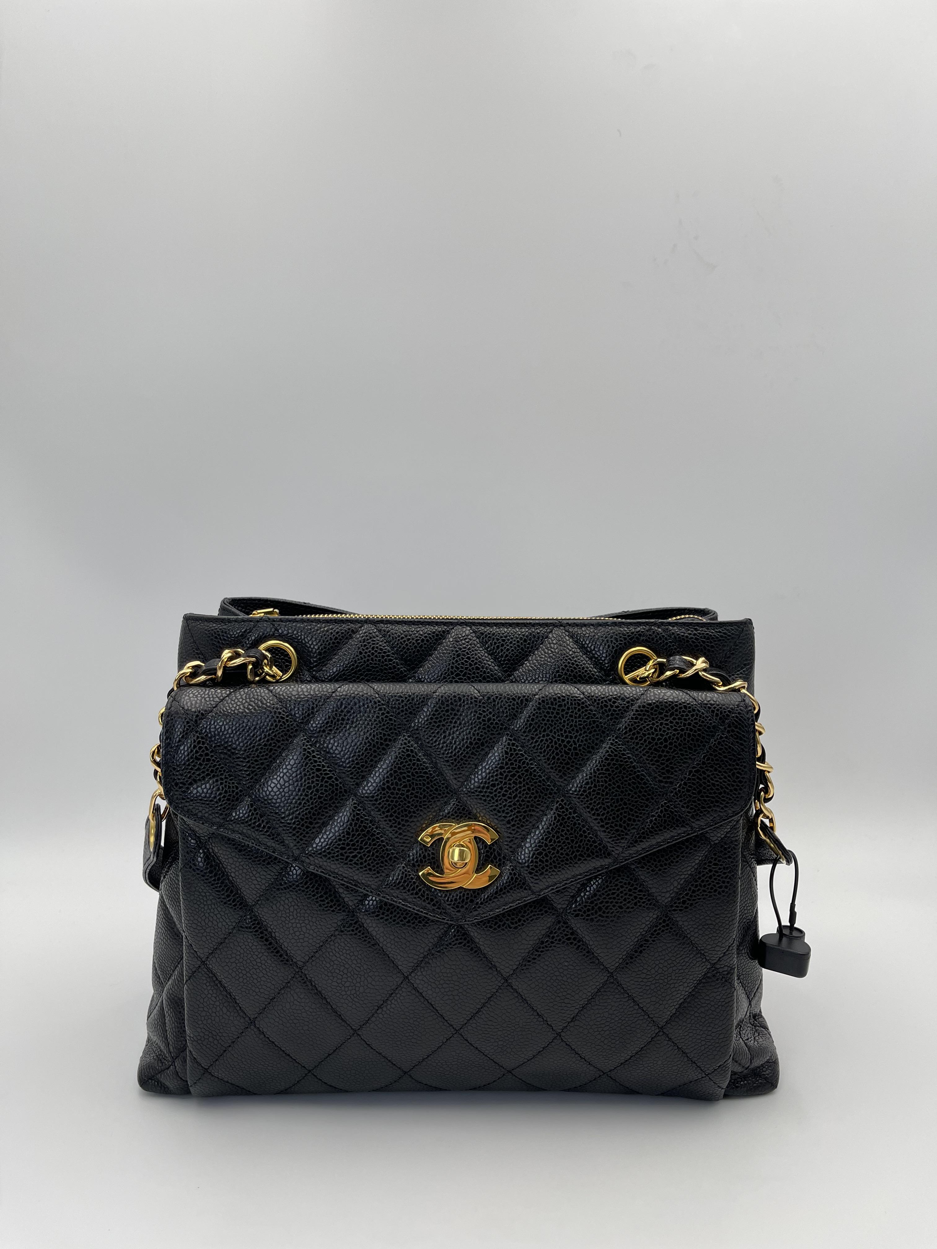 Chanel信封托特包