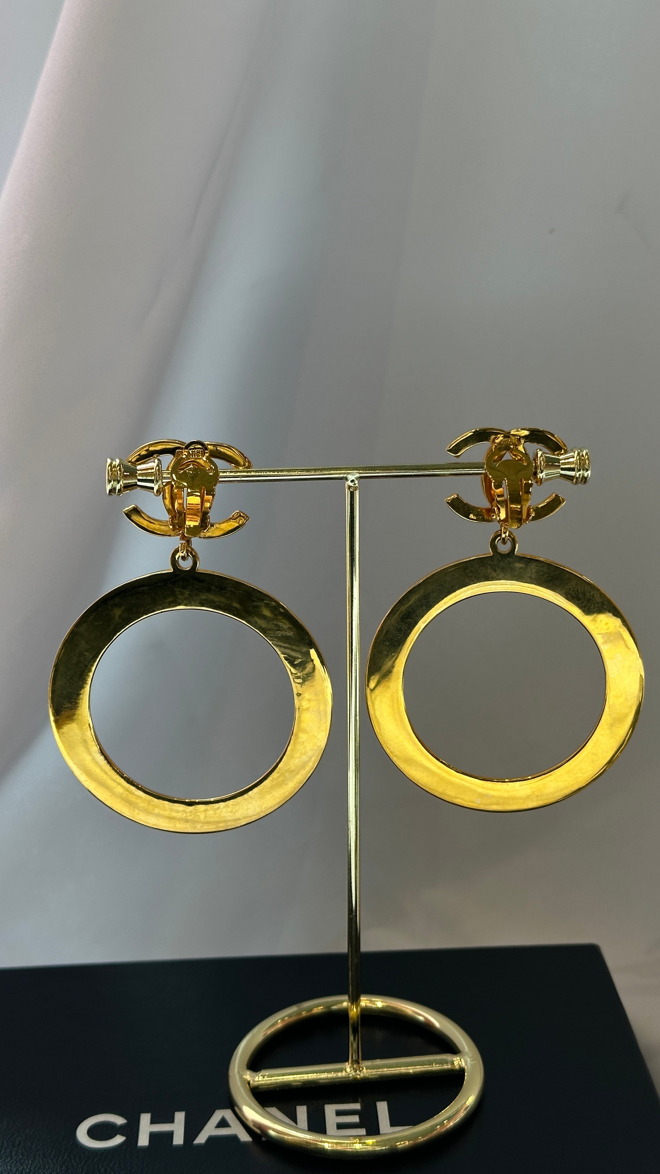Chanel 圈圈耳夾