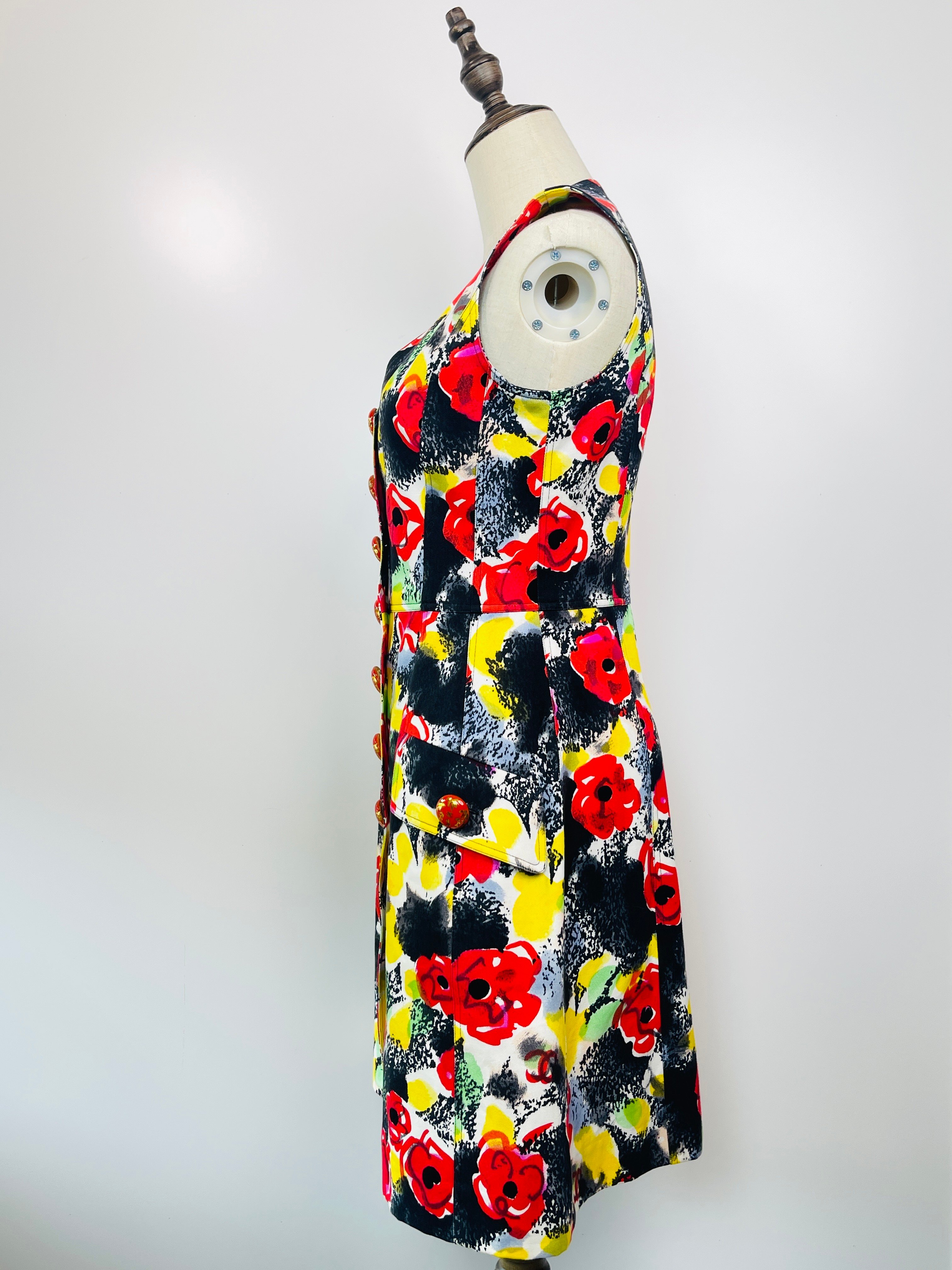 Chanel 花卉洋裝 38碼