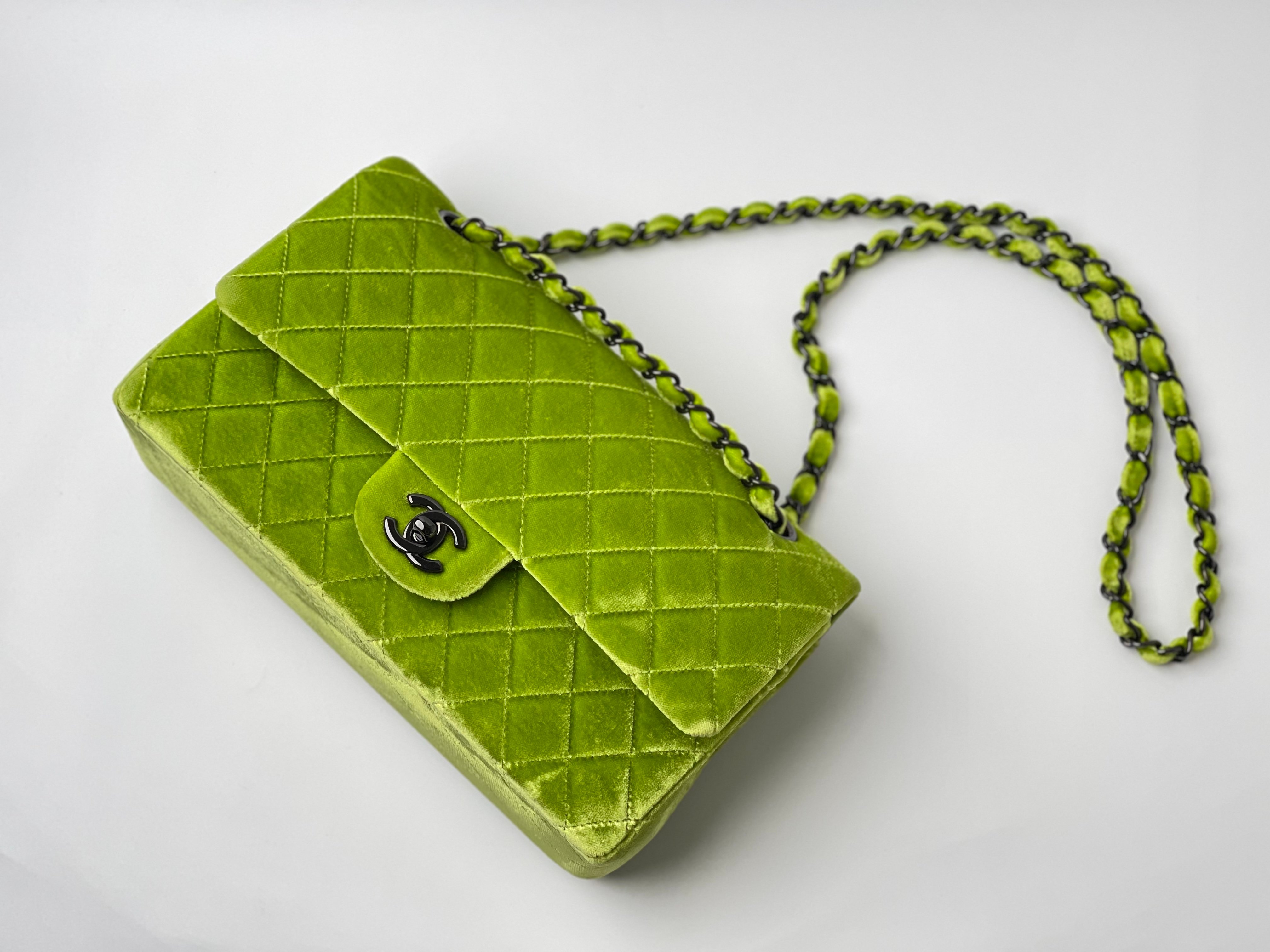 Chanel 綠絲絨cf25