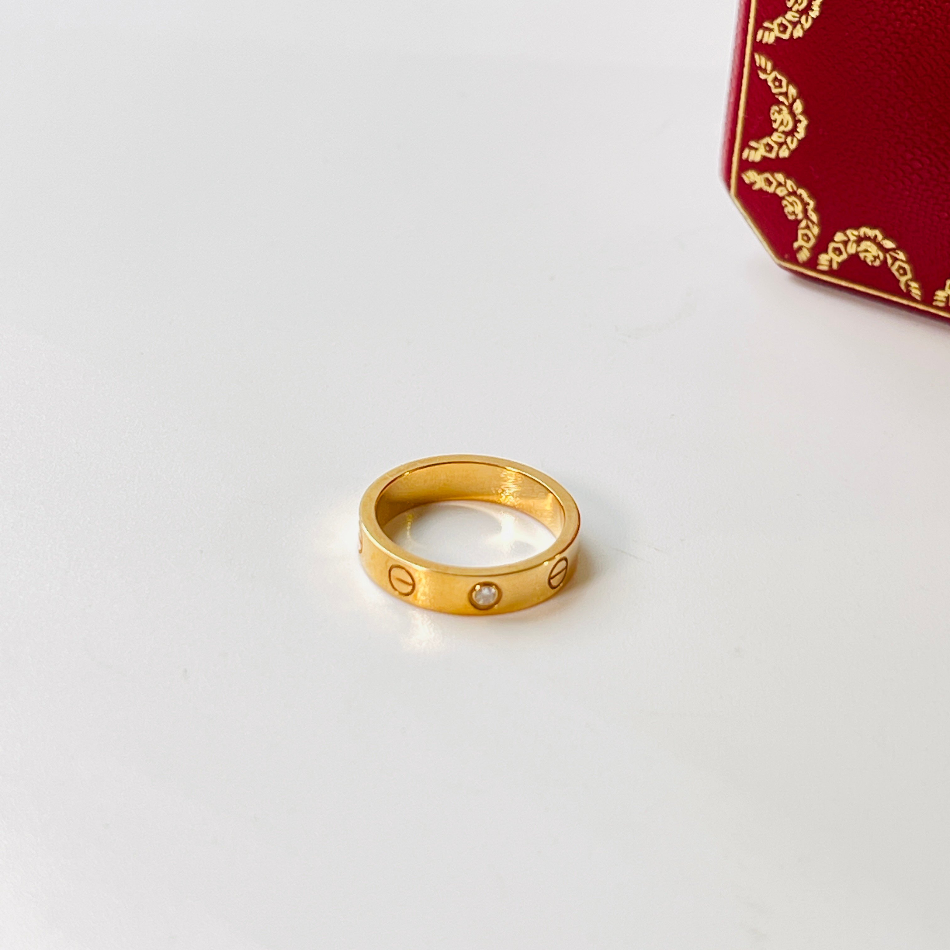 Cartier love 系列戒指