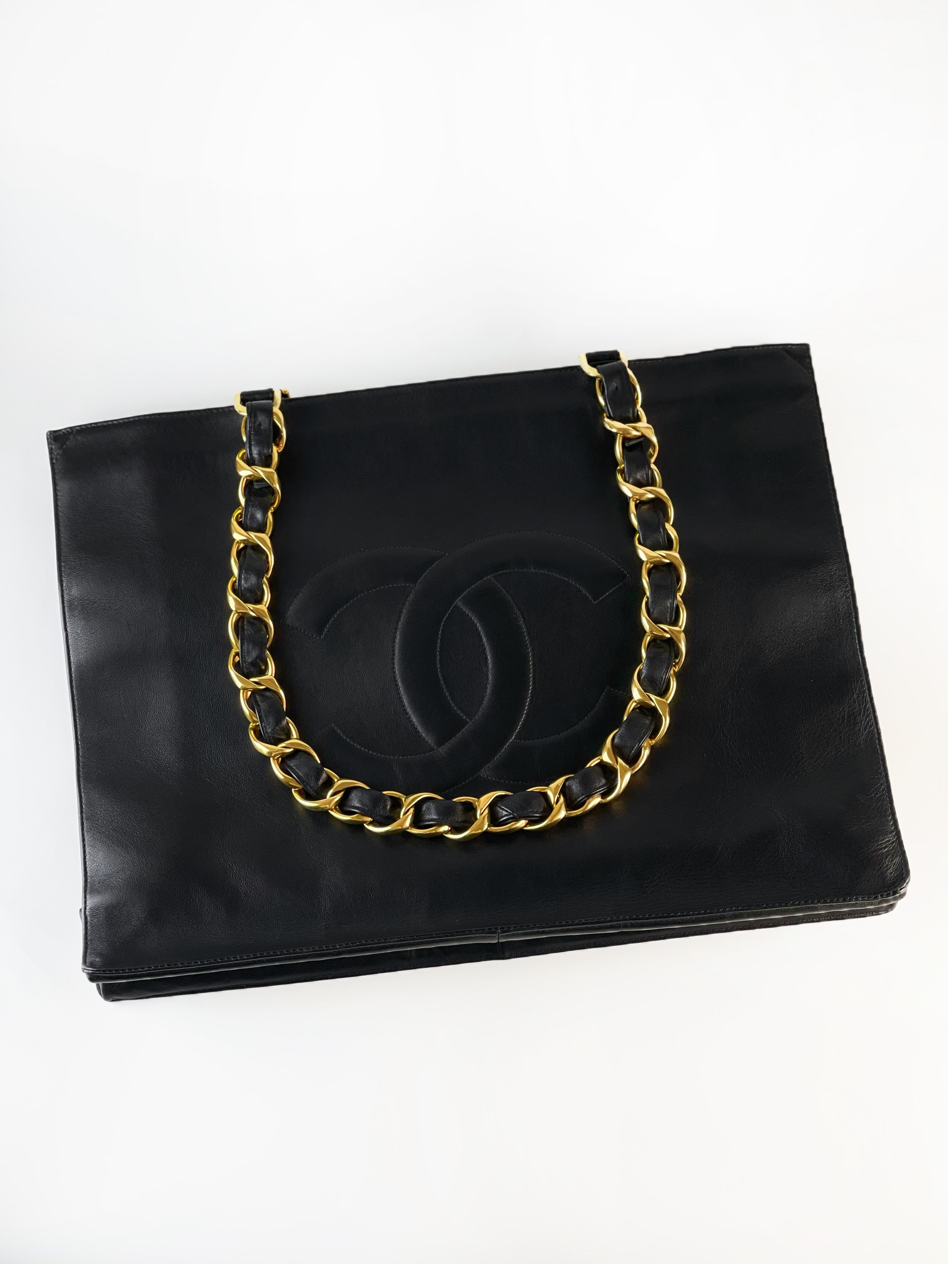 Chanel粗鍊托特包