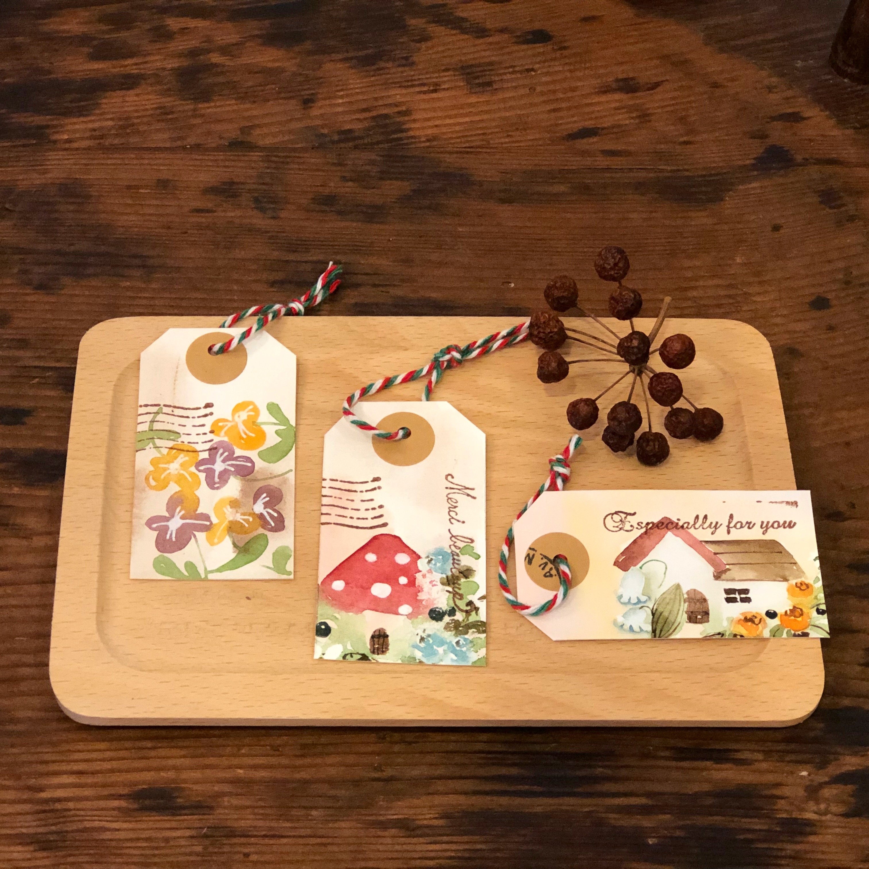 輕水彩課：女孩的森林首飾盒