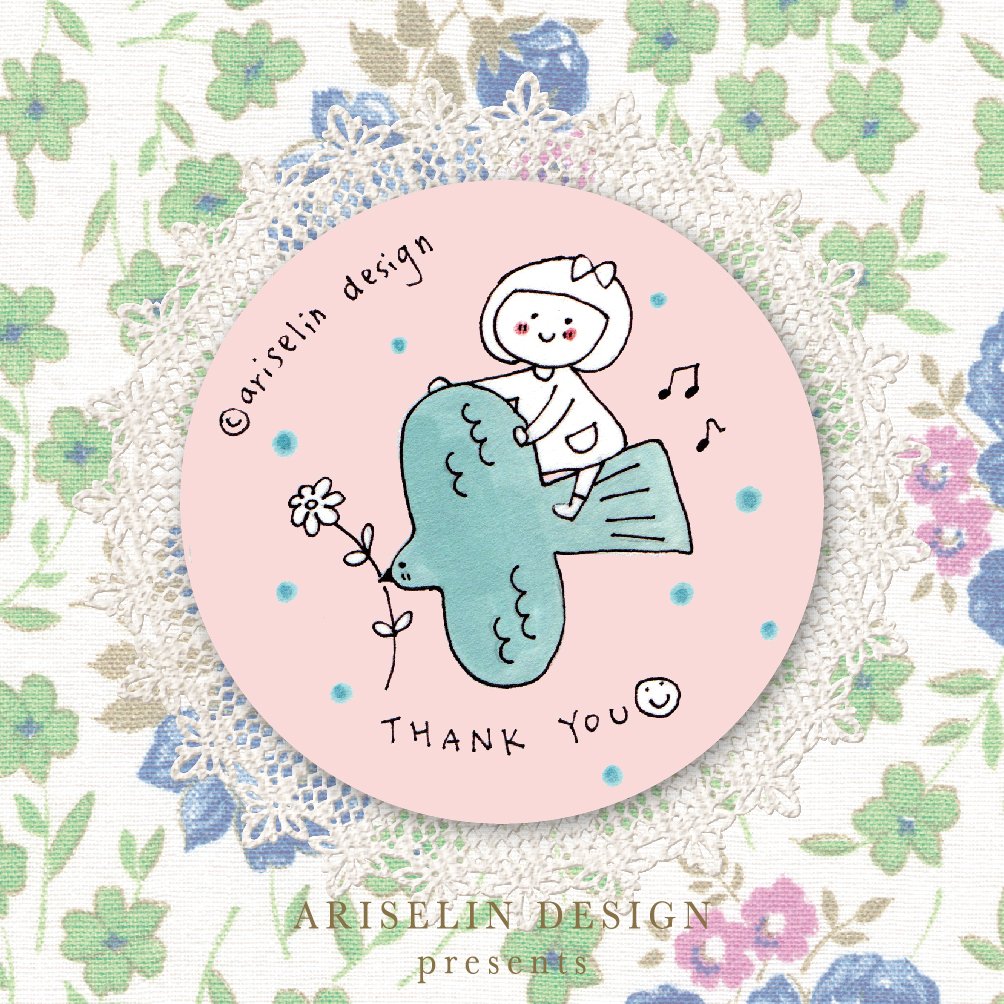 乘著青鳥去旅行｜Ariselin Design 陶瓷杯墊｜