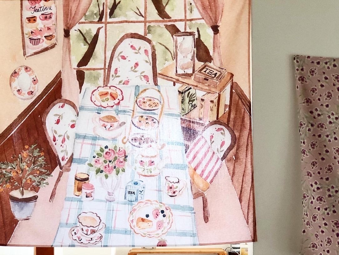 愛麗絲的茶會門簾｜Ariselin Design 其他周邊｜