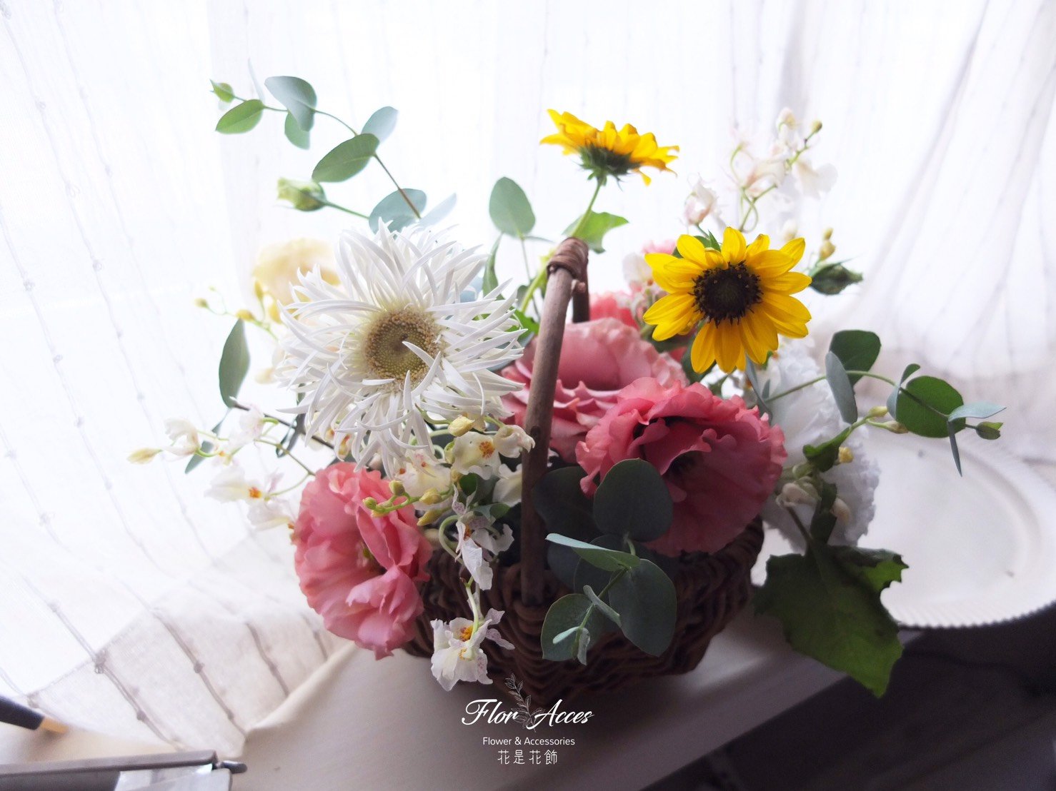 花店裡的花圈課｜Ariselin Design 水彩課｜