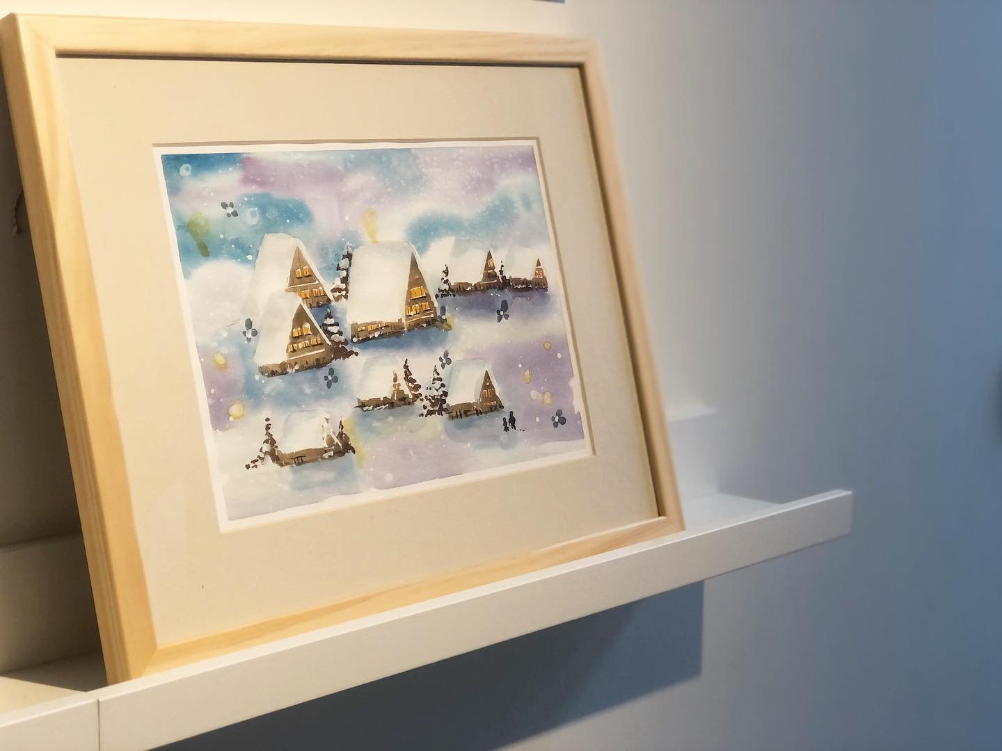 輕水彩課：旅行的記憶／冬日的合掌村