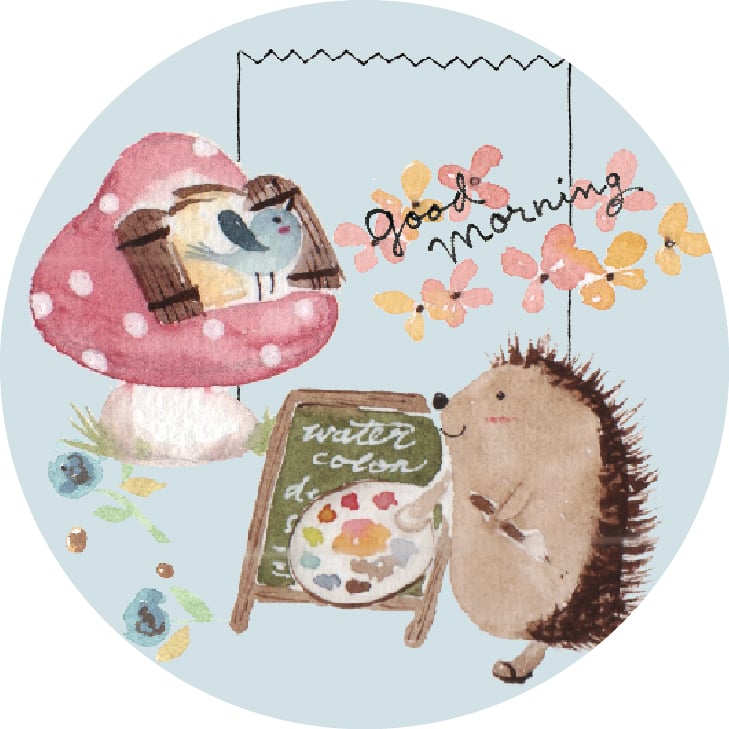 森林裡的動物派對｜Ariselin Design 紙膠帶｜