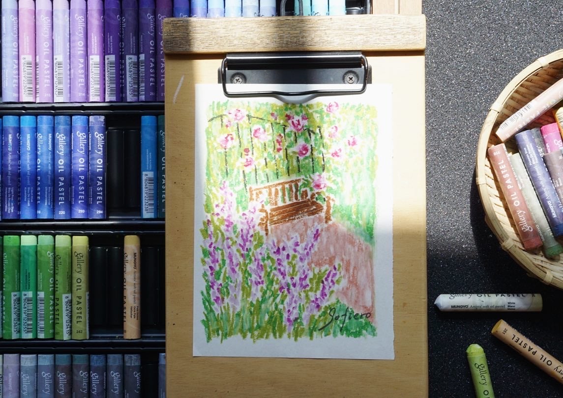 油粉彩課：Sofiero莊園一隅