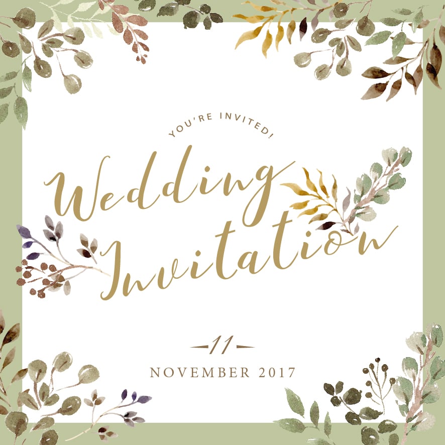 客製化插畫服務／喜帖設計—彤安＆釧濱