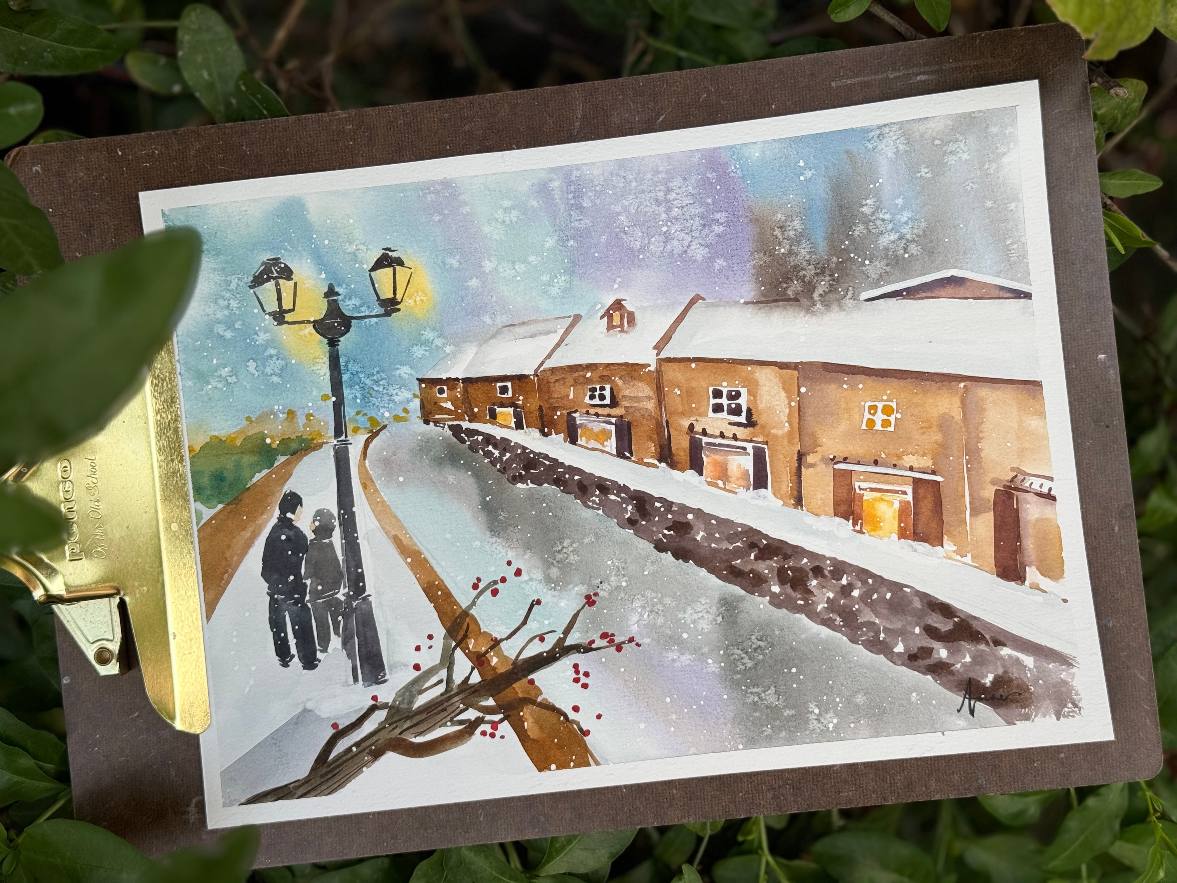 輕水彩課：旅行的記憶／情書裡的小樽運河